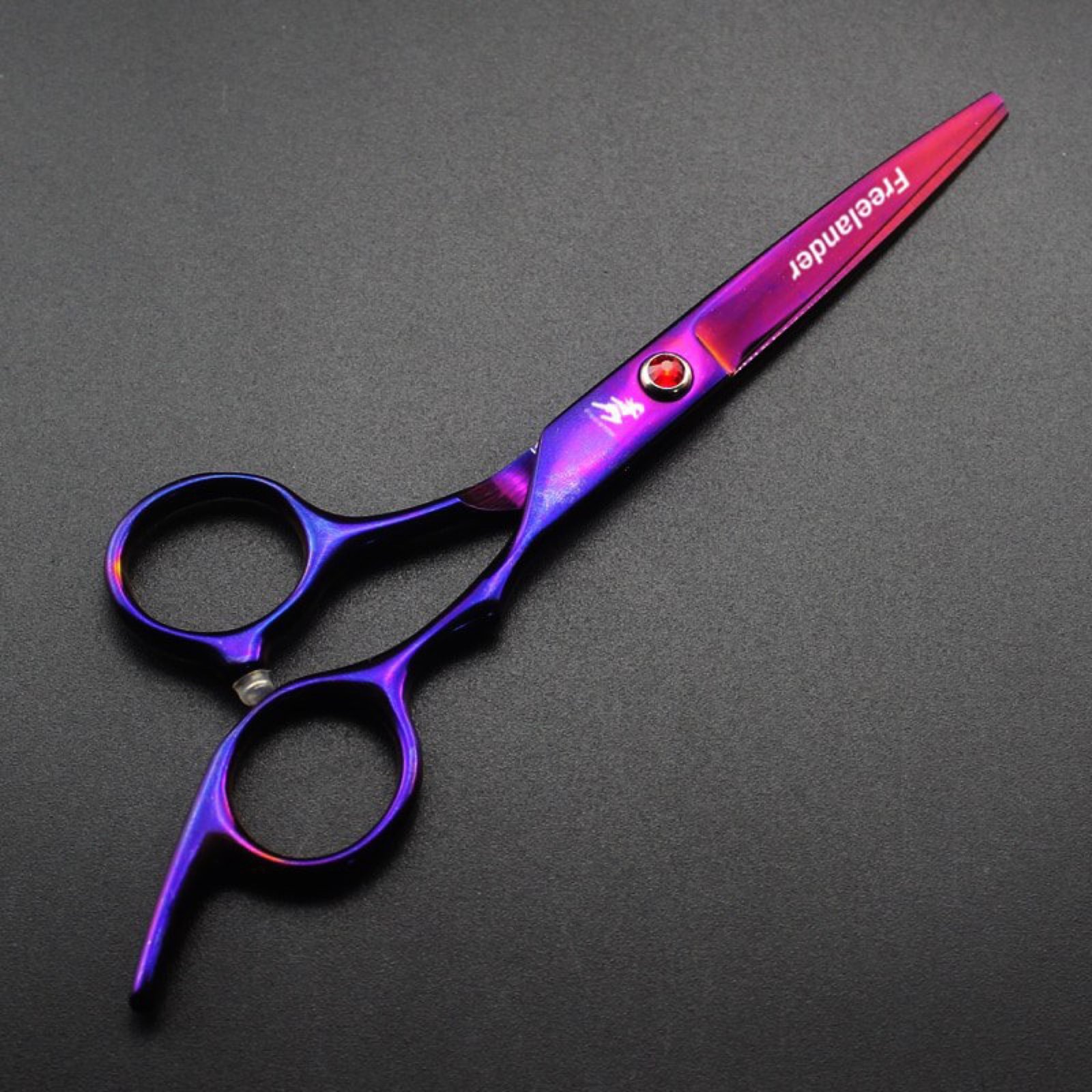 Purple Freelander Japanese Hair Scissor Size 6.0 - Image 5