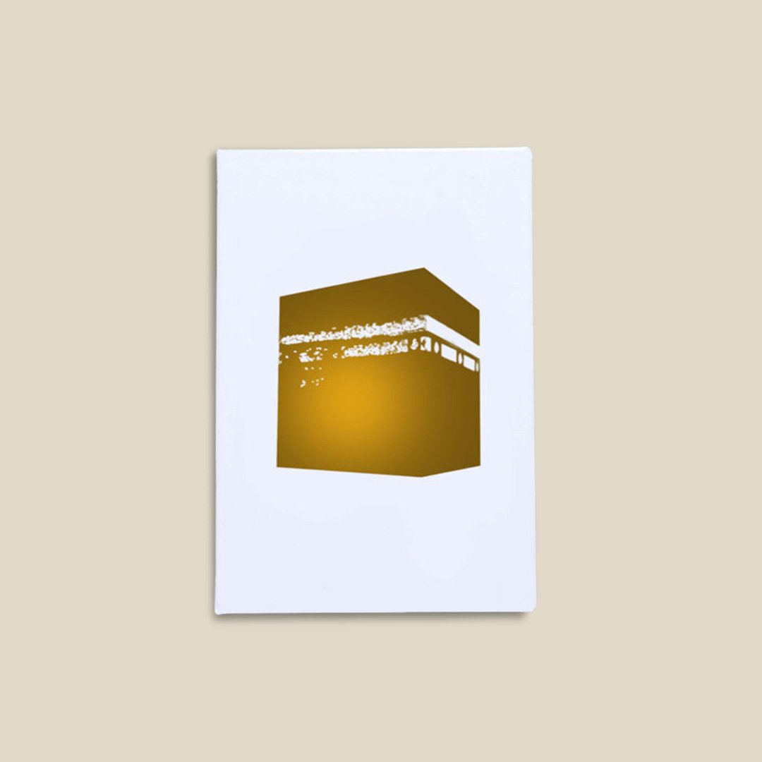 Fridge Magnet, Kaabah Art Gold - Image 1