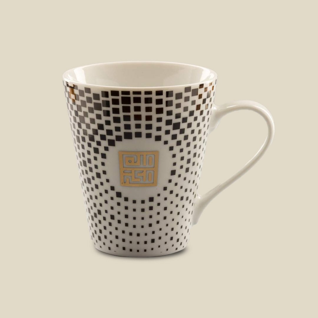 Mug Cubes minMakkah Gold - Image 1