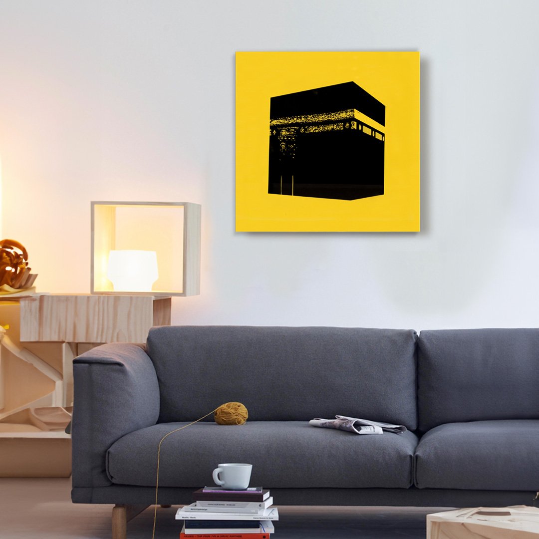 Kaabah Wall Art Yellow - Image 3