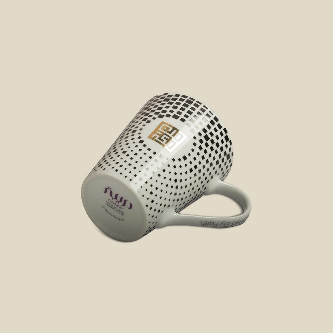 Mug Cubes minMakkah Gold - Image 2
