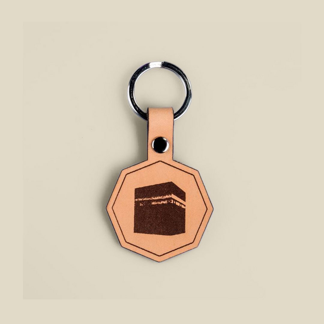 Key Chain, Kaabah, Octagonal natural color - Image 1