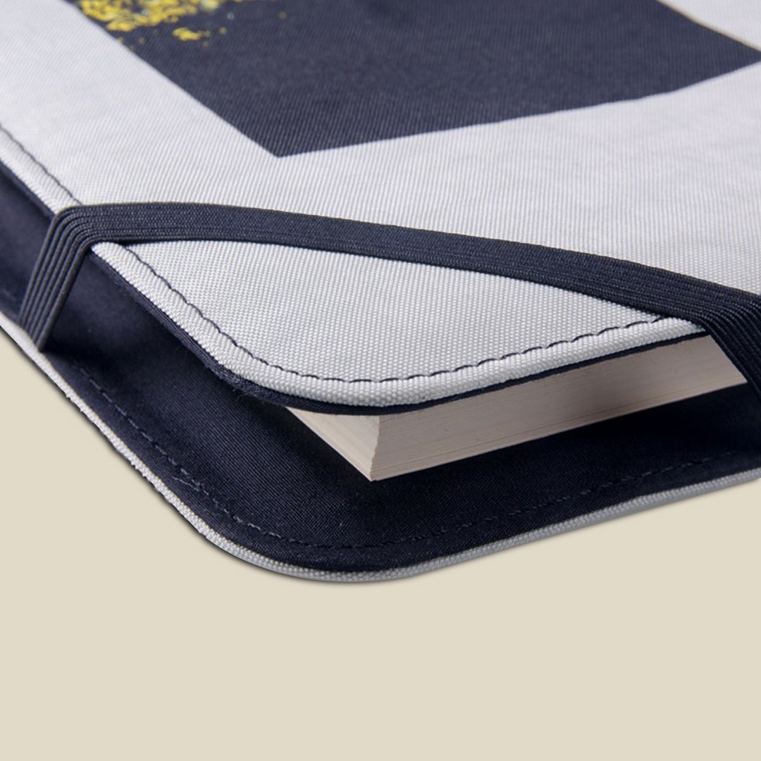 Quran with cover, Kaabah Art, Grey - Image 2