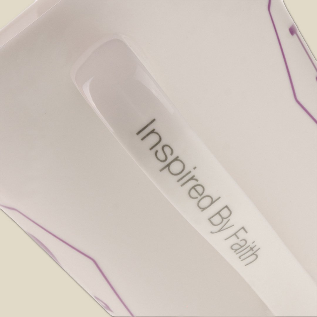 Mug Octagon I ♥ Makkah purple - Image 3