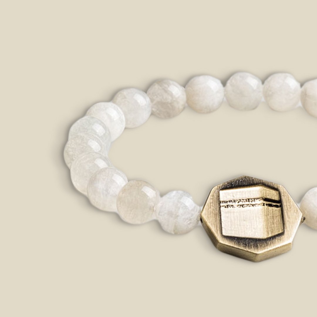 Octagon Moonstone bracelet - Image 4