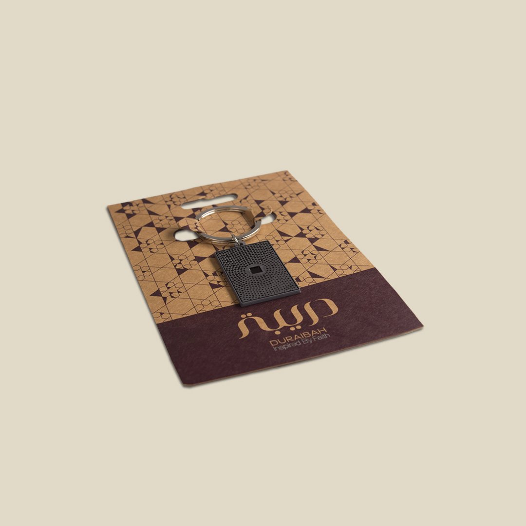 Key Chain, Cubes Grey - Image 2
