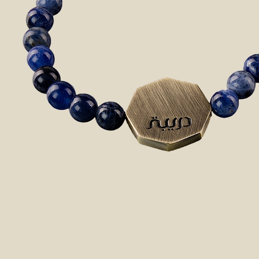 Octagon Sodalite stone bracelet - Image 2