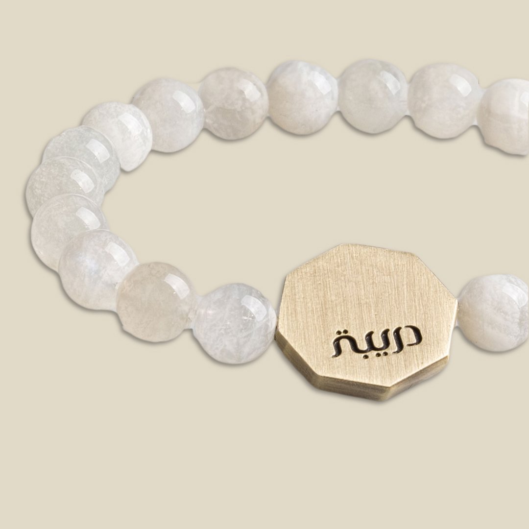 Octagon Moonstone bracelet - Image 3