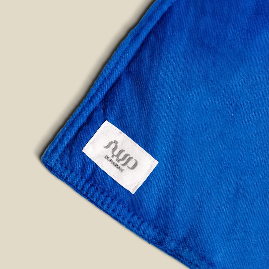Prayer mat, Lines Kaabah, Blue - Image 4