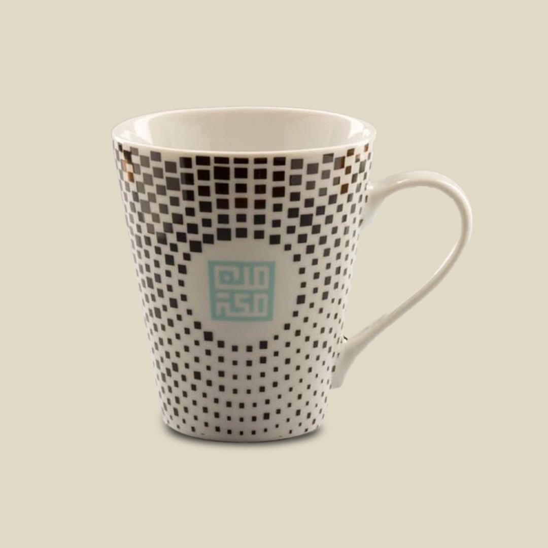 Mug Cubes minMakkah Turquoise - Image 1