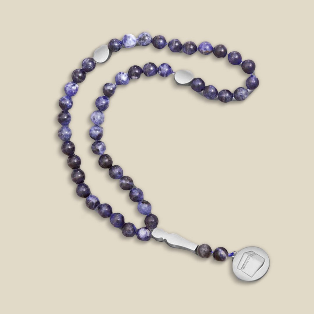 Sodalite stone Subha (rosary) - Image 3
