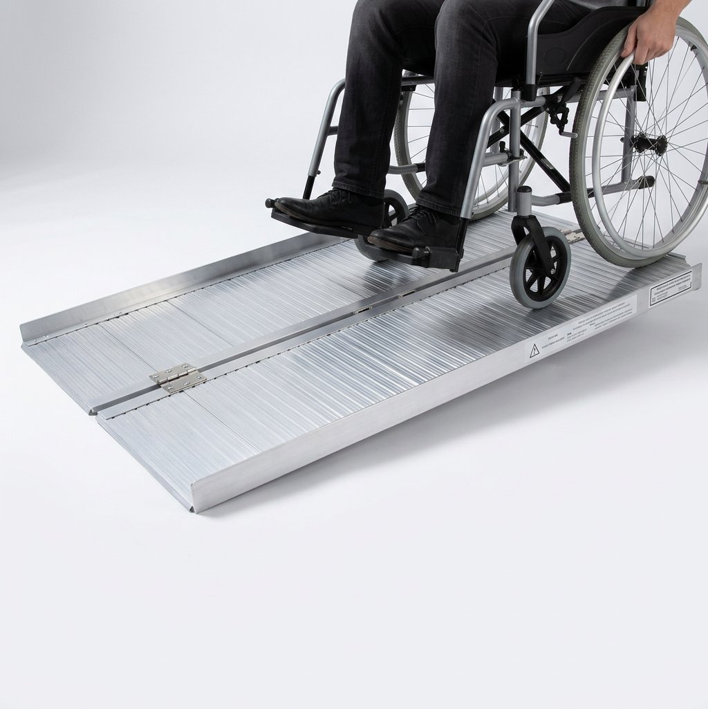 Space aluminum foldable ramp - Image 2