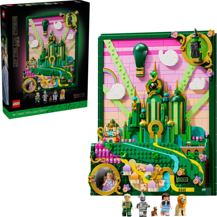 LEGO 75685 | Emerald City Wall Art - Image 1