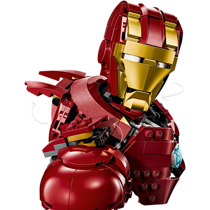 LEGO 76327 | Iron Man MK4 Bust - Image 2