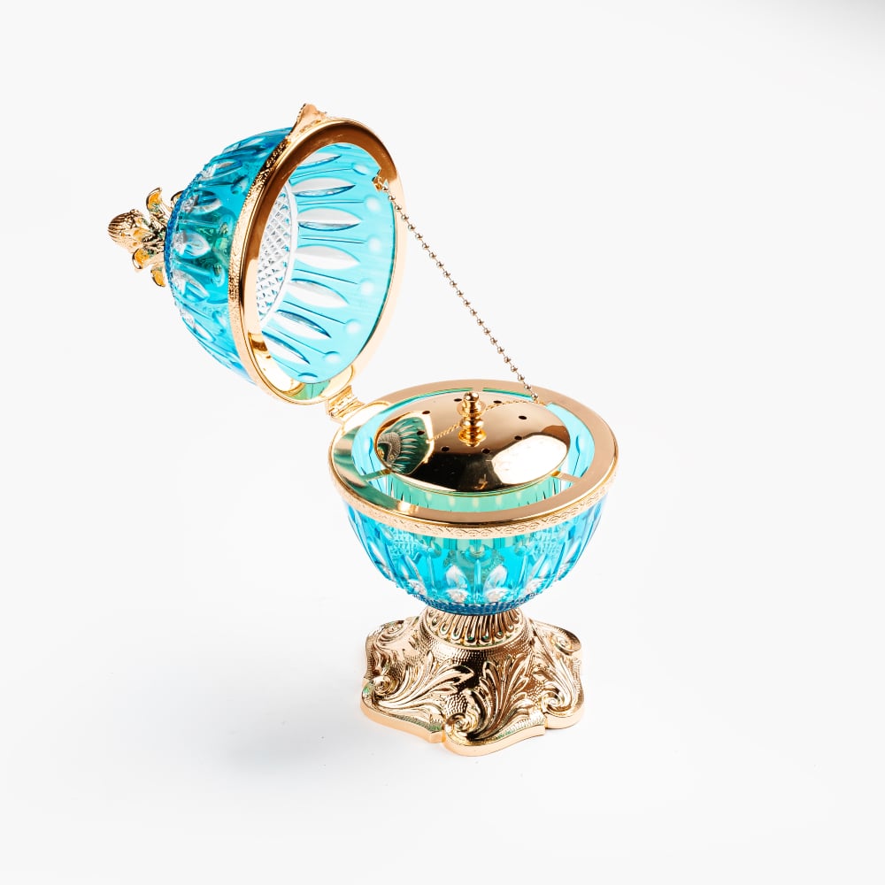 Vase with Gold accessories - Mubkhar - Image 4