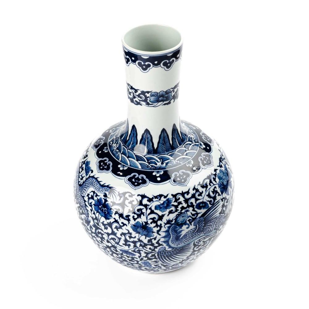 Ceramic Vase - Blue And White - Image 2