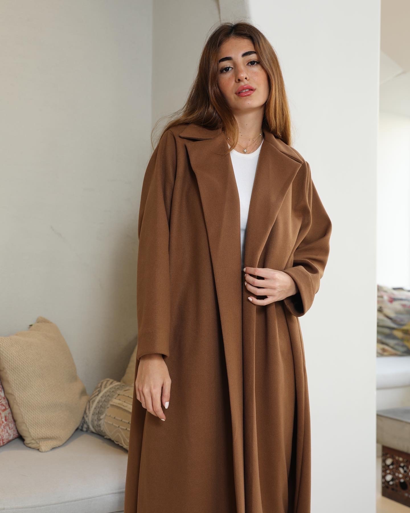 Brown Winter Coat - صورة 2