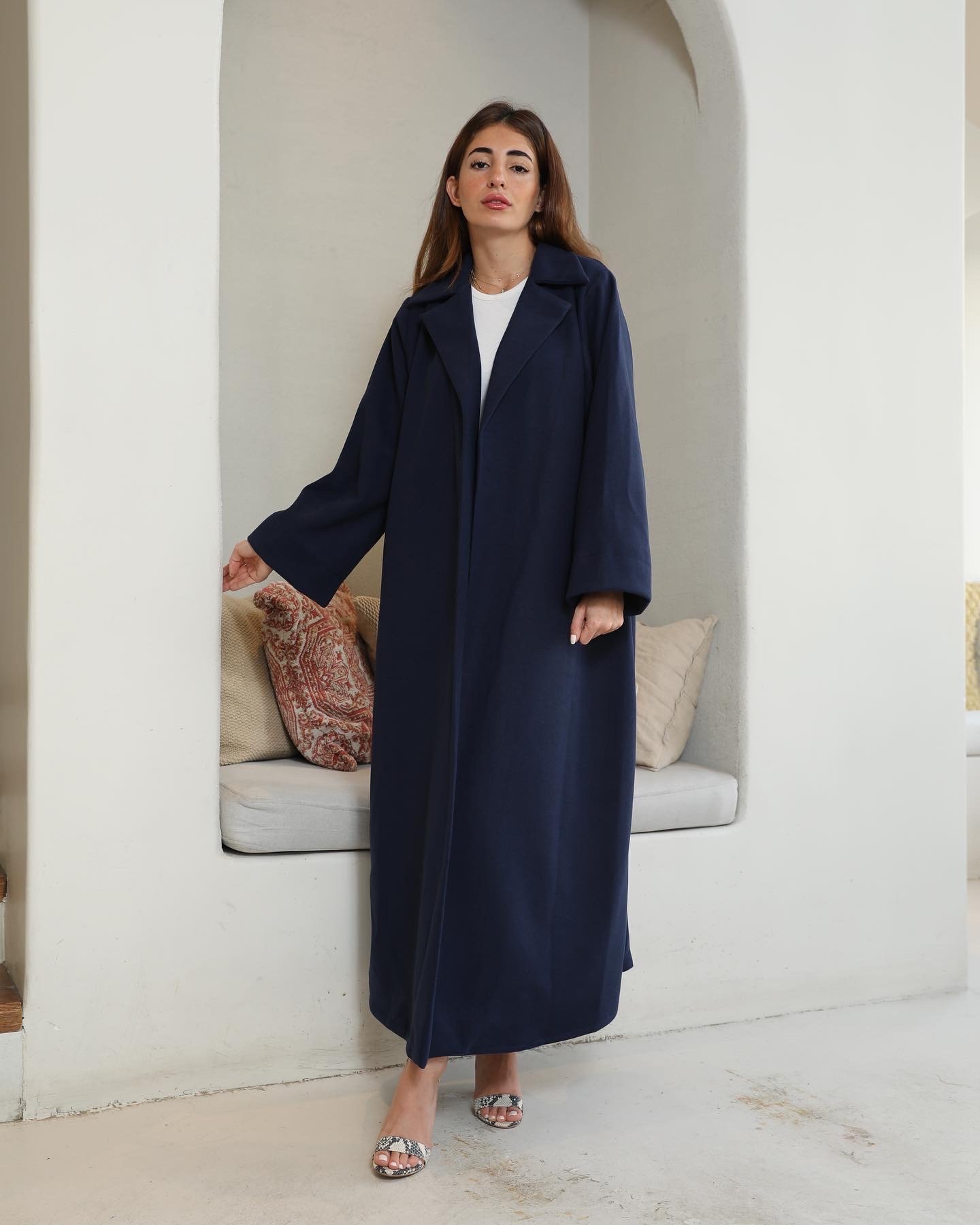 Navy Winter Coat  - صورة 2