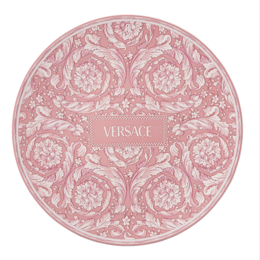 صحن سيرفيس مقاس 33cm بتصميم Barocco rose - Image 1