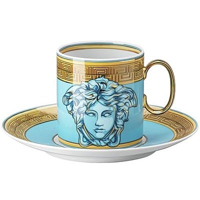 Medusa Amplified Coin Blue - كوب + صحن 4 tall - صورة 1