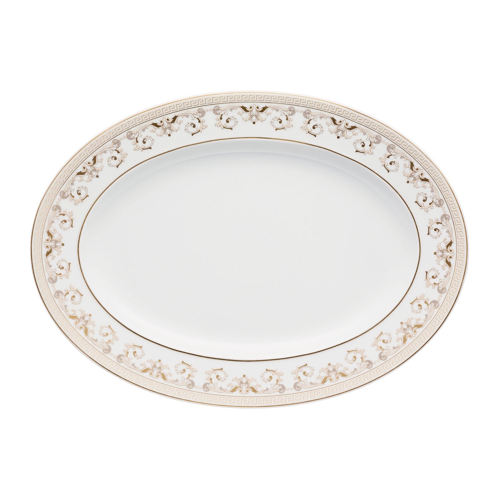 صحن تقديم ميدوسا جالا بيضاوي مقاس 34 سم -   Medusa Gala Oval Platter 34 cm - صورة 1