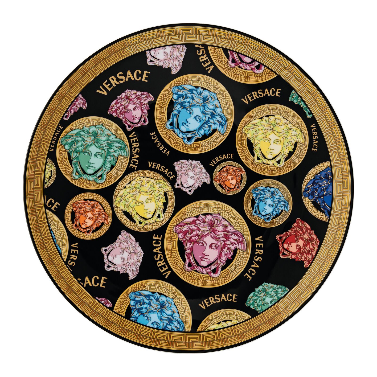 Medusa Amplified Multicolor - Service plate 33 cm صحن - صورة 1