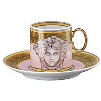 Medusa Amplified Coin Pink - Espresso كوب + صحن - صورة 1