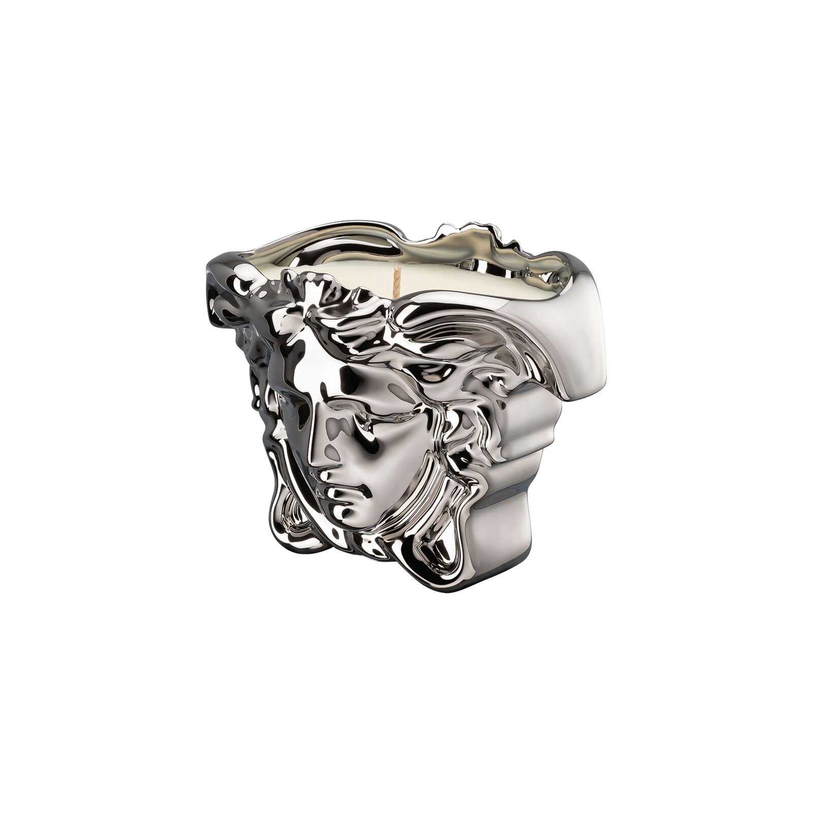 شمعة ميدوسا جراندي سلفر  -  Medusa Grande Silver Table light with scented wax - صورة 4