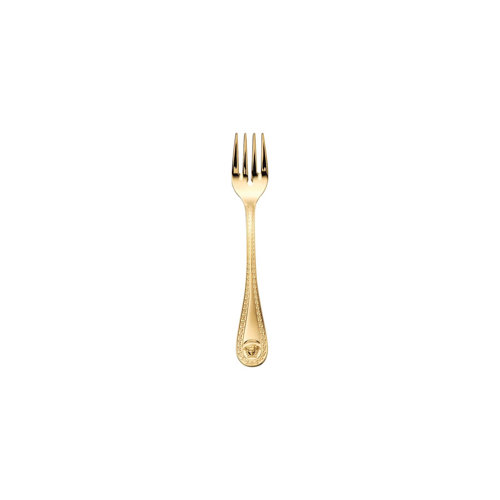 شوكة حلى فرزاتشي جولد - 24 قيراط -  Medusa Vergoldet Dessert  fork - 24 Carat gold plated - صورة 1