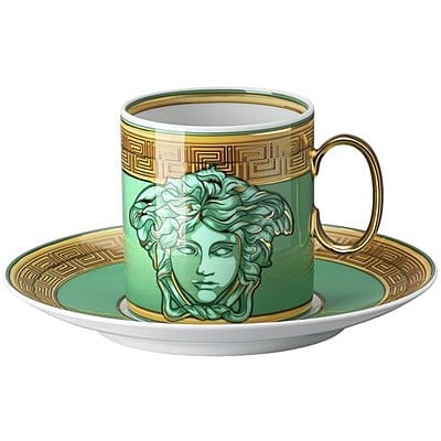 Medusa Amplified Coin Green - كوب + صحن 4 tall - صورة 1