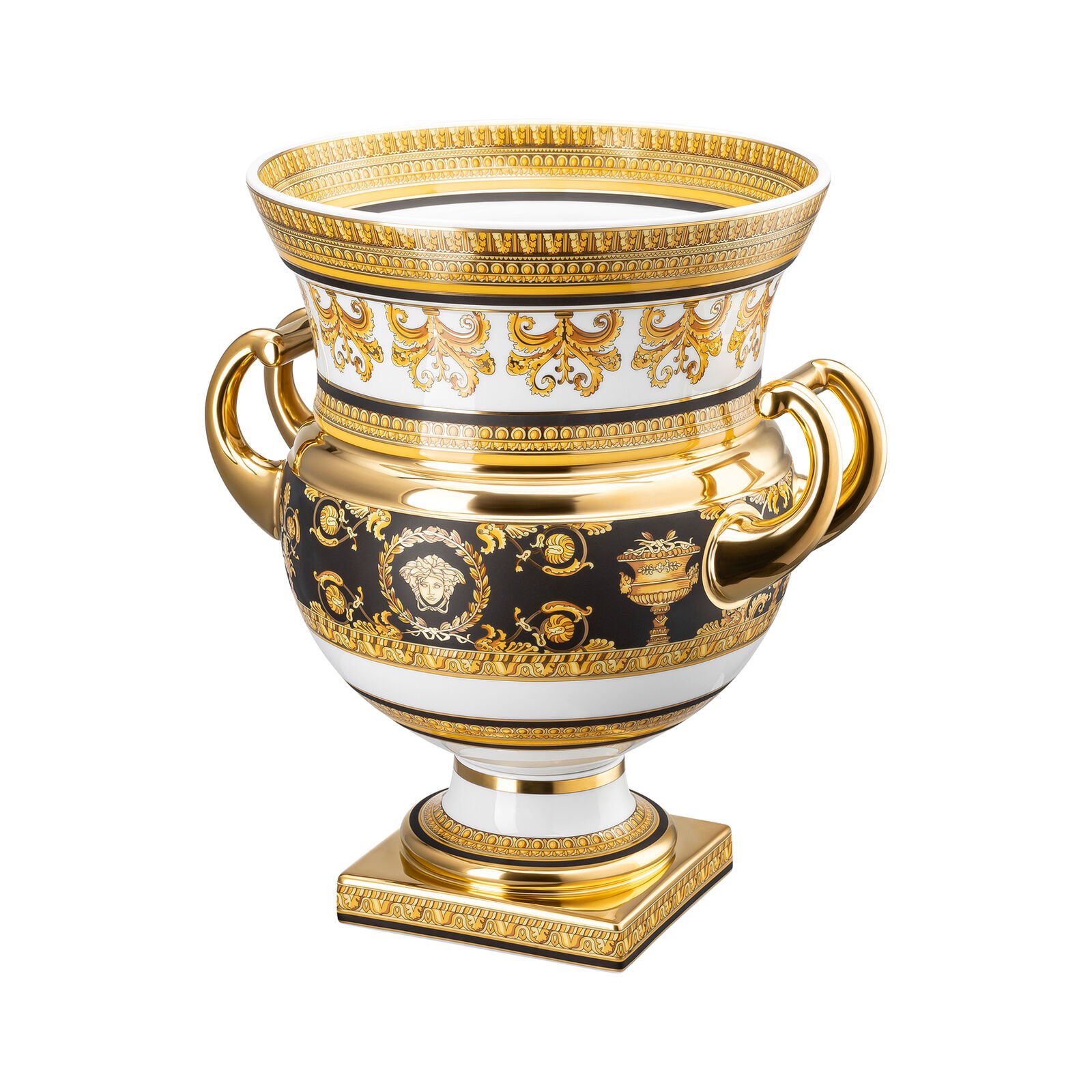 فازة ورود بتصميم أي لاف باروك مقاس 33 سم -  Amphora I Love Baroque Vase on foot 33 cm - صورة 2