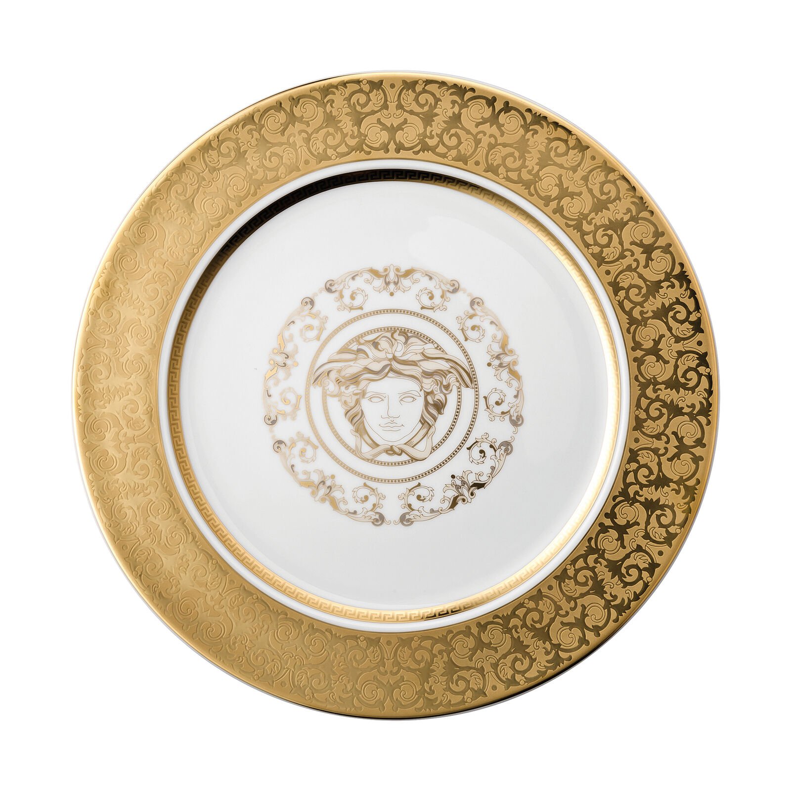 صحن تقديم ميدوسا جالا جولد مقاس 30 سم - Service plate medusa gala gold 30 cm - صورة 1