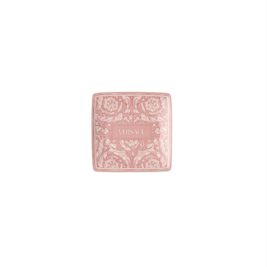 صحن مقاس 12 سم بتصميم باروكو روز - Coaster Barocco Rose 12 cm - صورة 1