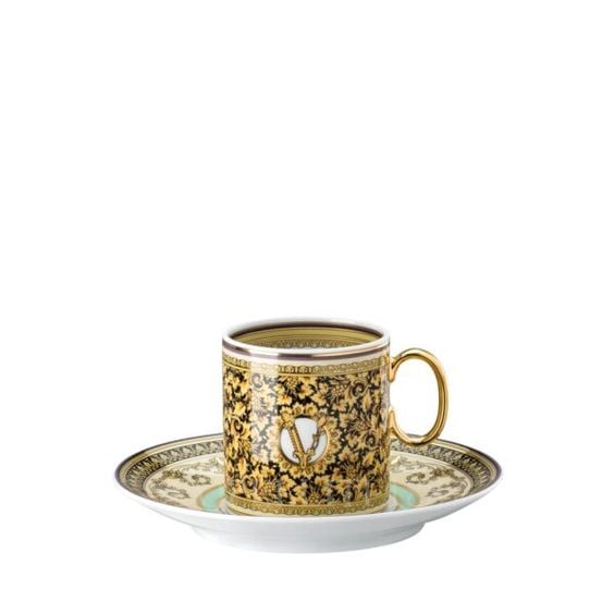 Barocco Mosaic-Espresso Cup W Saucer-Versace - Image 1