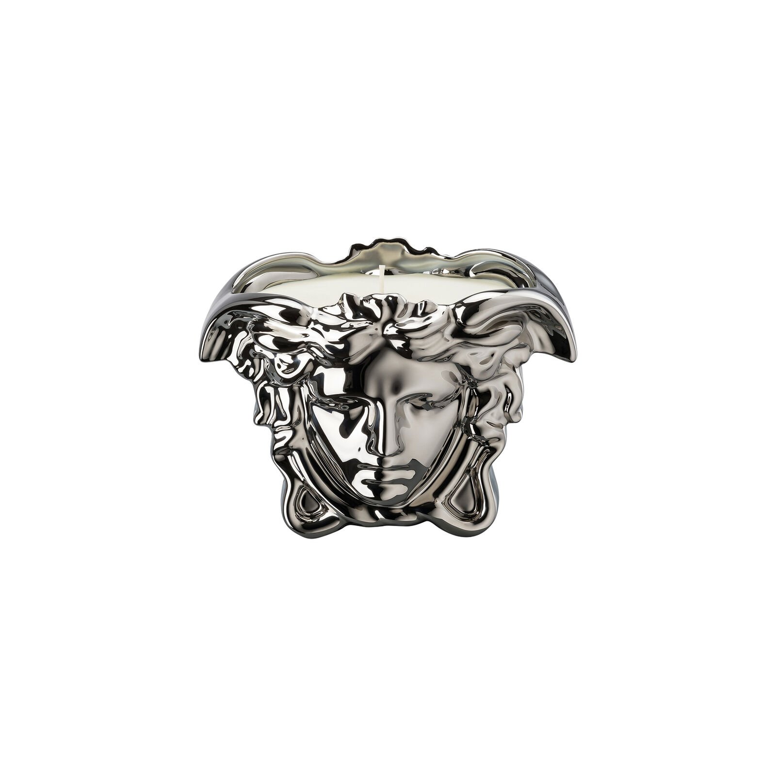 شمعة ميدوسا جراندي سلفر  -  Medusa Grande Silver Table light with scented wax - صورة 1