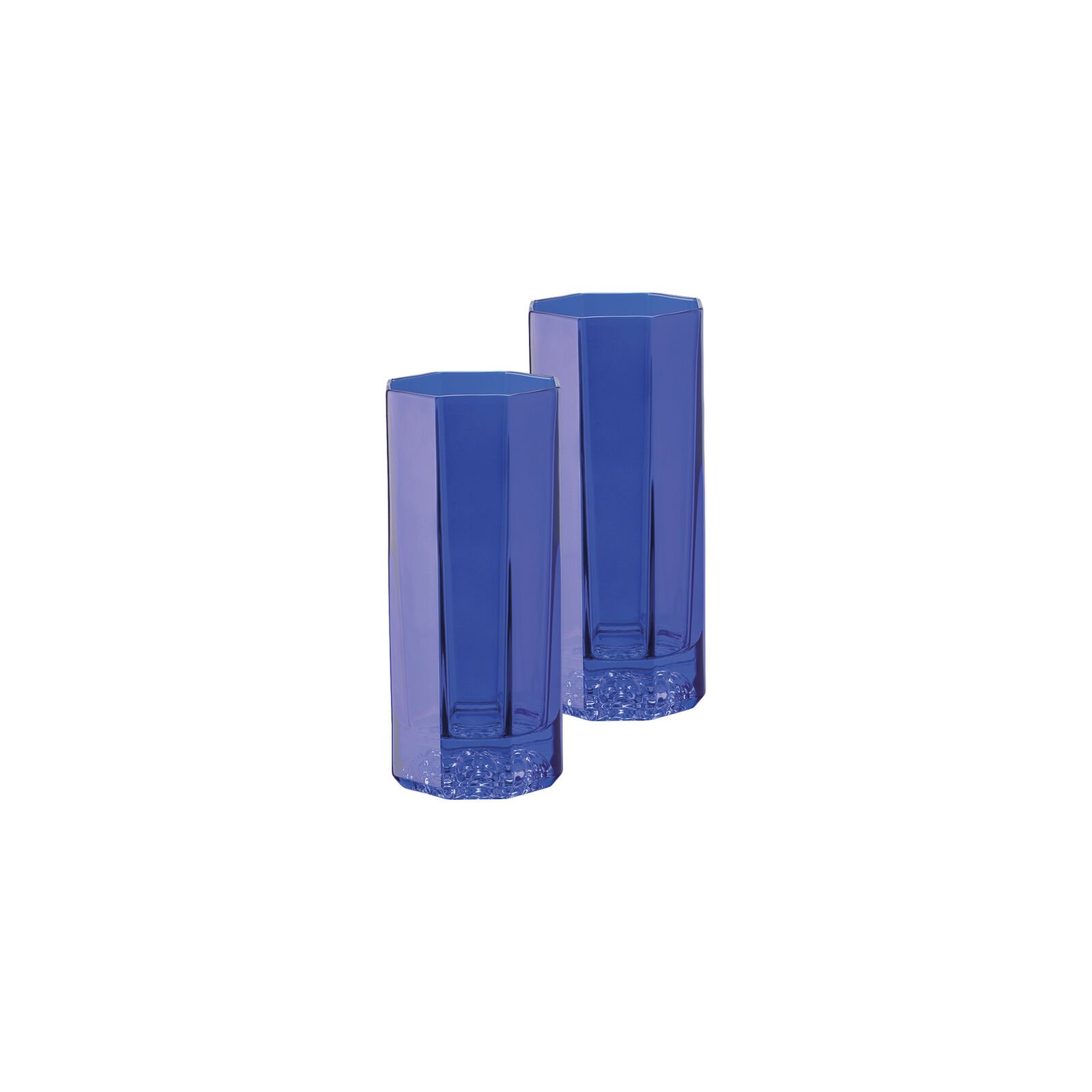 طقم من قطعتين كاسات عصير طويلة ميدوسا لومير ازرق - Medusa Lumiere Blue Gb 2 long drink - صورة 1