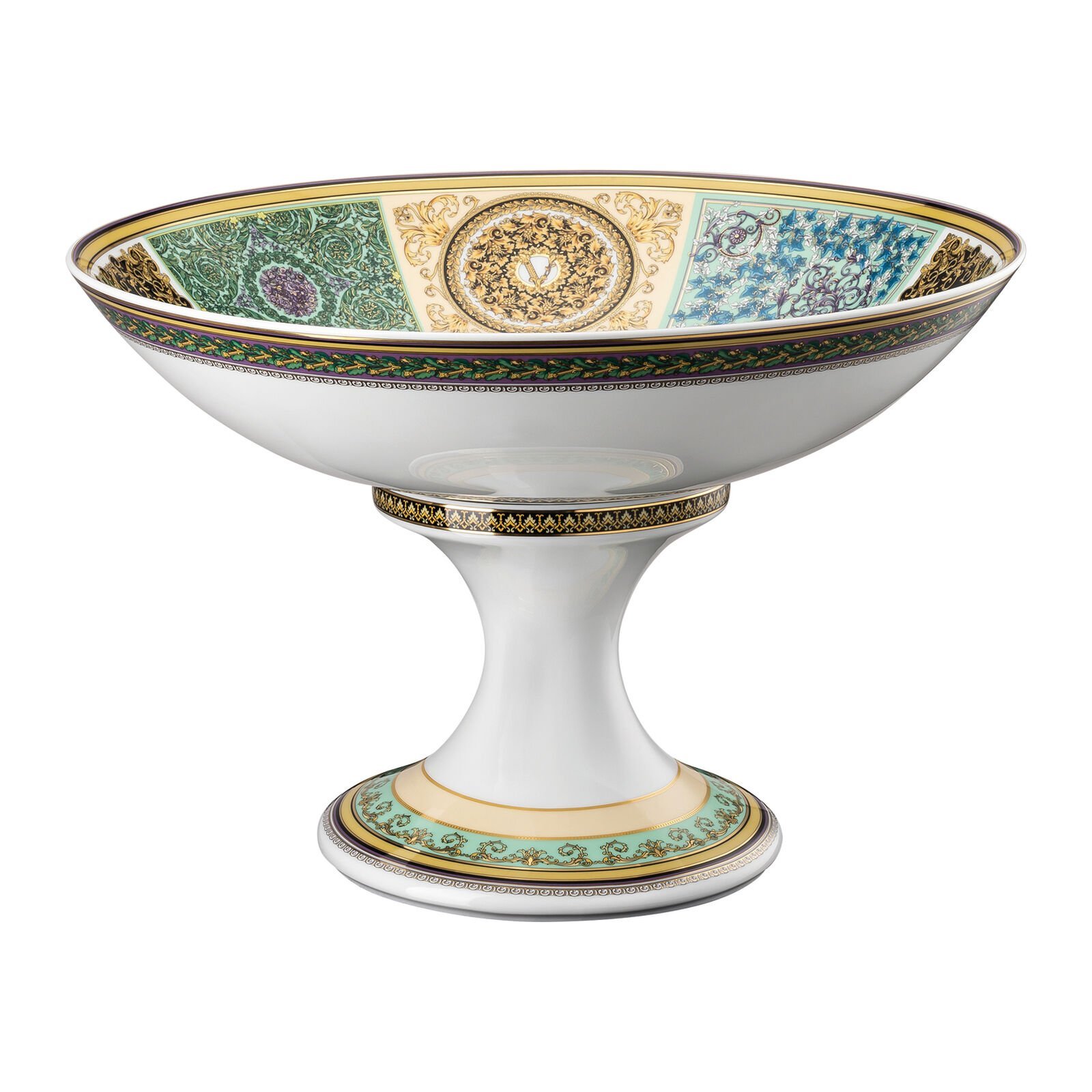 Barocco Mosaic - Bowl 35 cm with foot - صورة 1