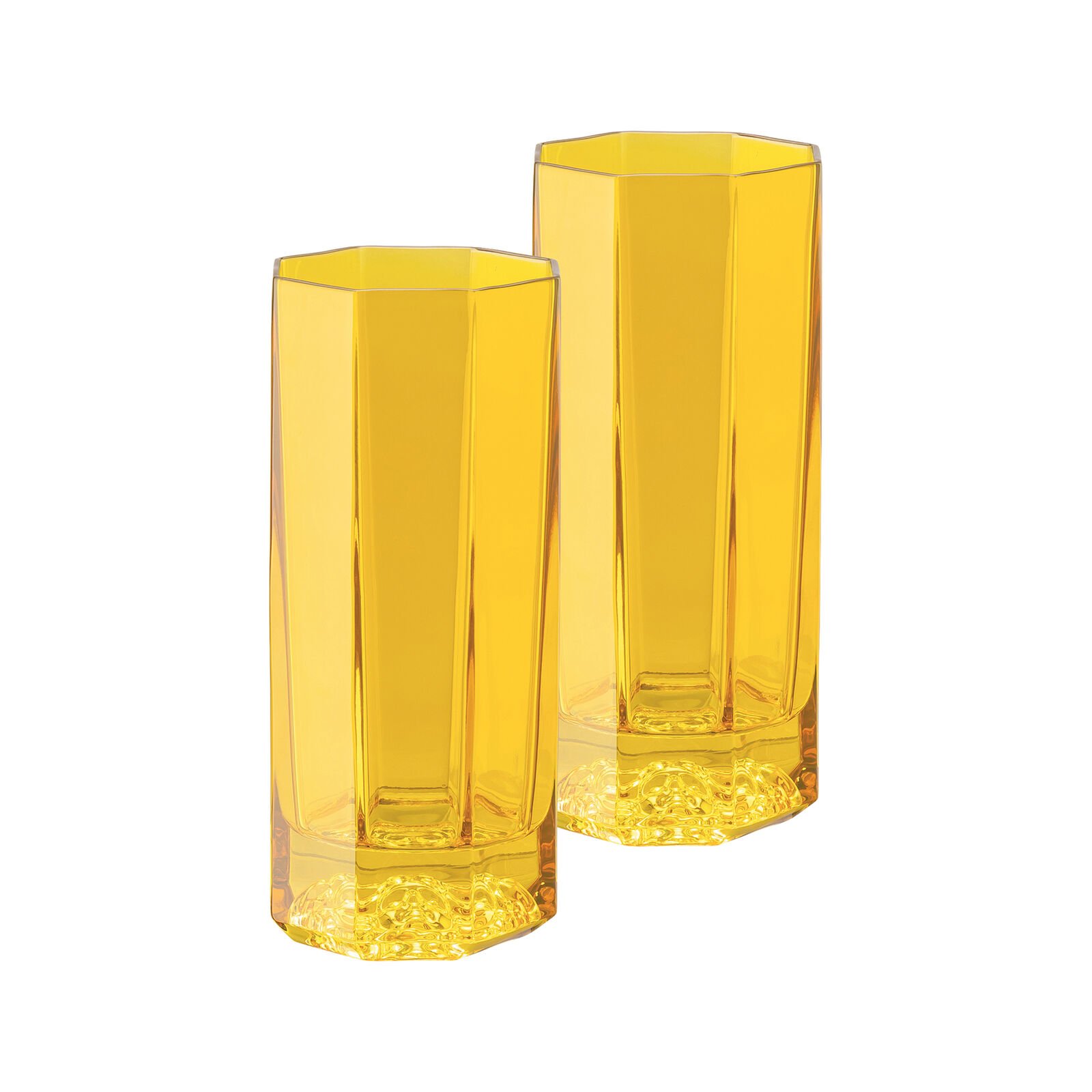 طقم من قطعتين كاسات عصير طويلة ميدوسا لومير أمبر -Medusa Lumiere Amber 2 long drink - صورة 1