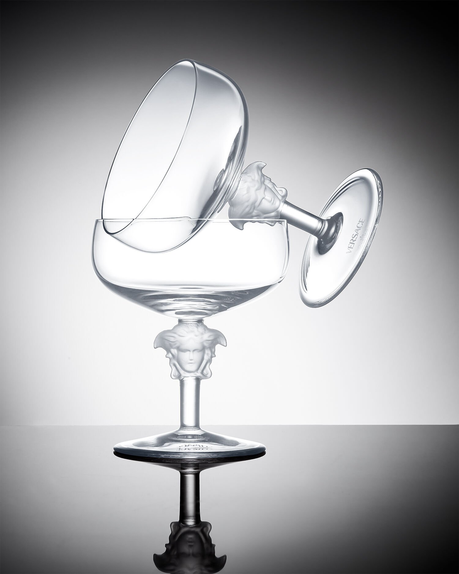طقم كاسات عصير من قطعتين - Medusa Lumière Champagne Glasses 2-Set - صورة 2