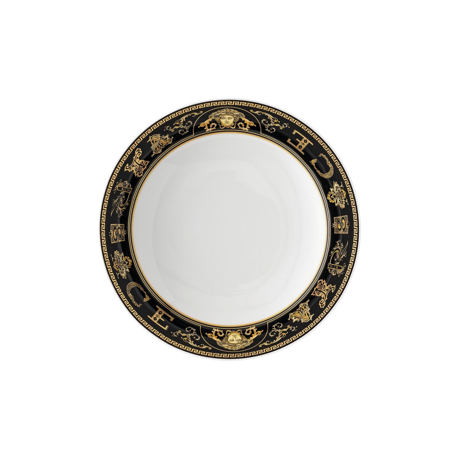 Virtus Gala Black Plate deep 22 cm - طبق  - صورة 1