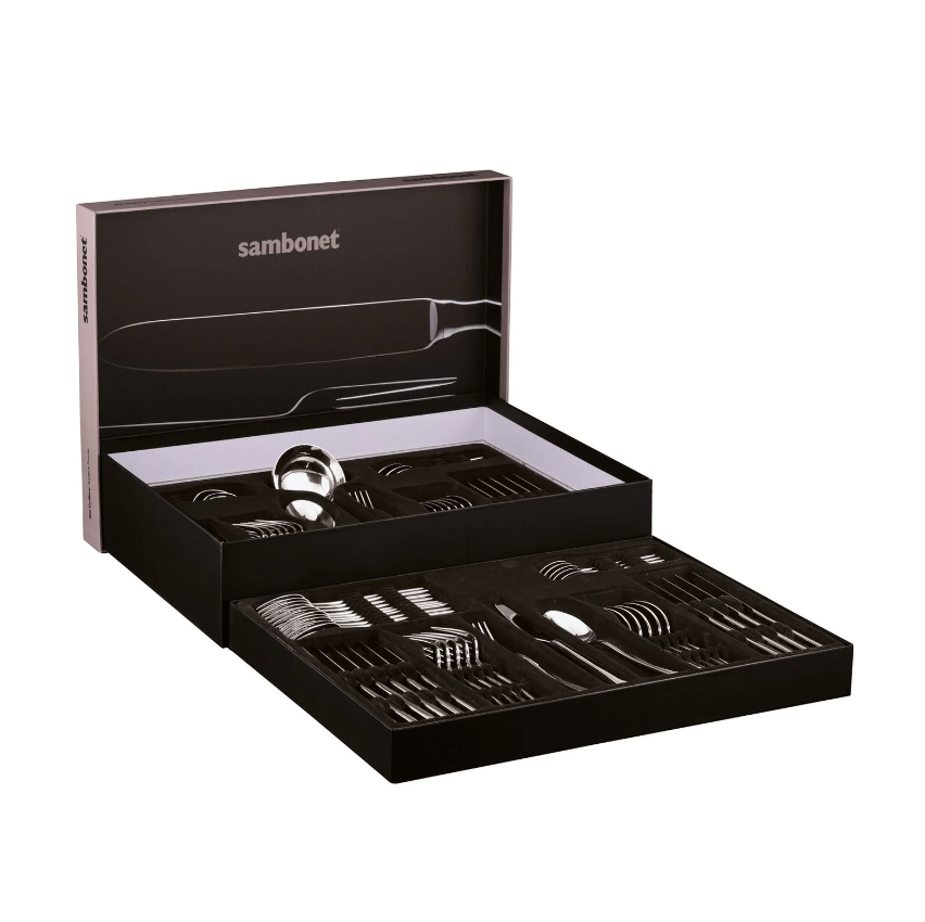 Sambonet Cutlery set Ruban Croise Cassette 75 pieces  - طقم ادوات المائدة - Image 5