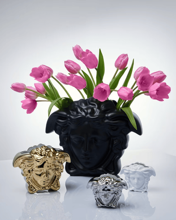 فازة ميدوسا جراندي مقاس  30 سم - Medusa Grande Black Vase 30 cm - صورة 3