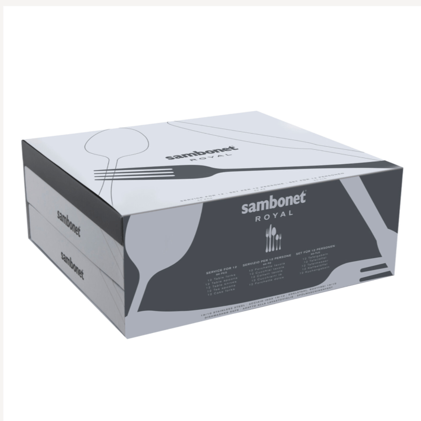 Sambonet Cutlery set Royal Cassette 60 pieces  - طقم ادوات المائدة - صورة 4