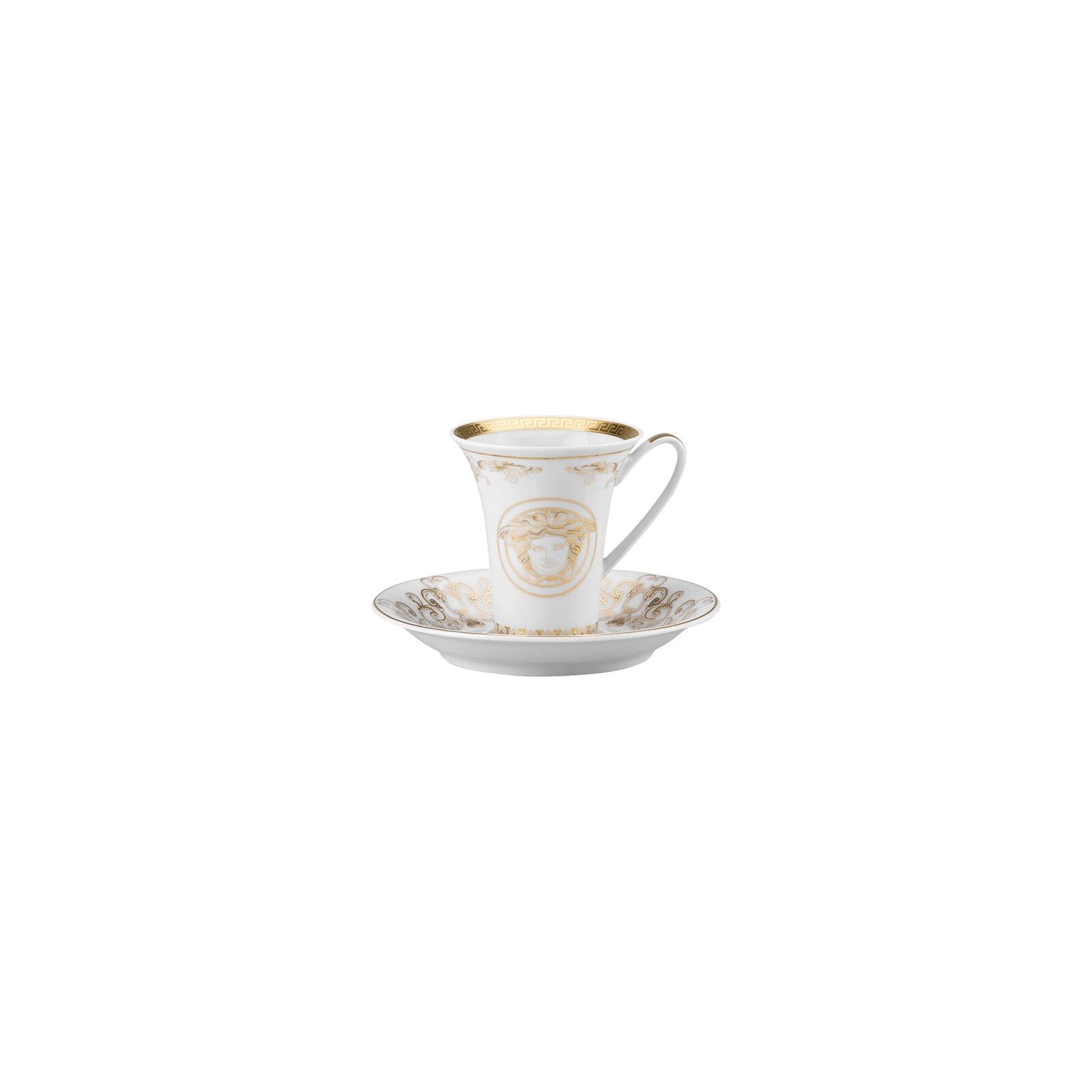 طقم فناجين الإسبريسو من 6 قطع بتصميم ميدوسا جالا جولد - Medusa Gala Gold Set with 6 espresso - صورة 2