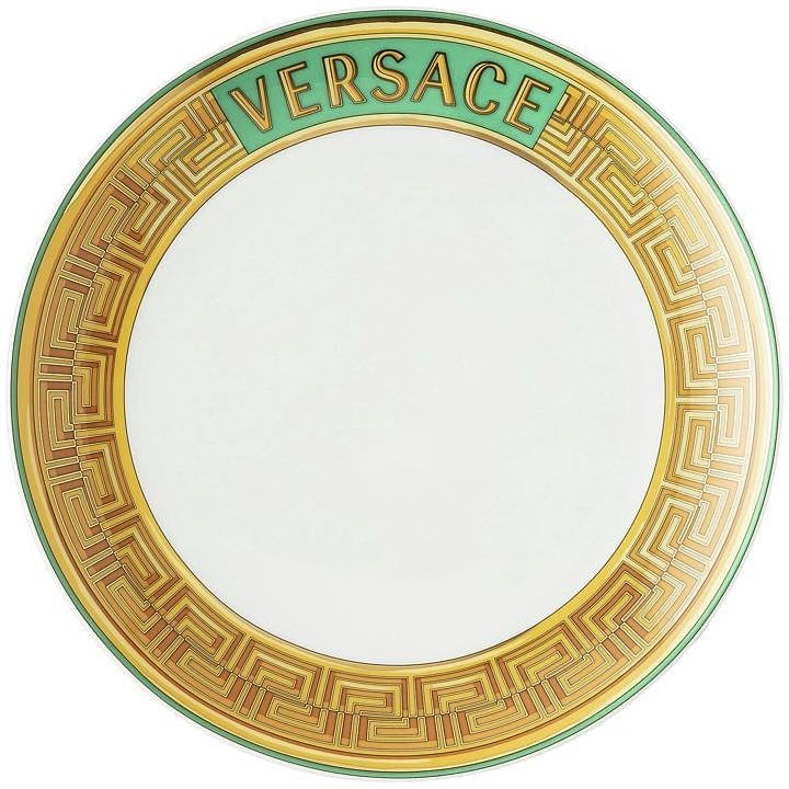 Medusa Amplified Coin Green Plate 21 cm - صحن - صورة 1