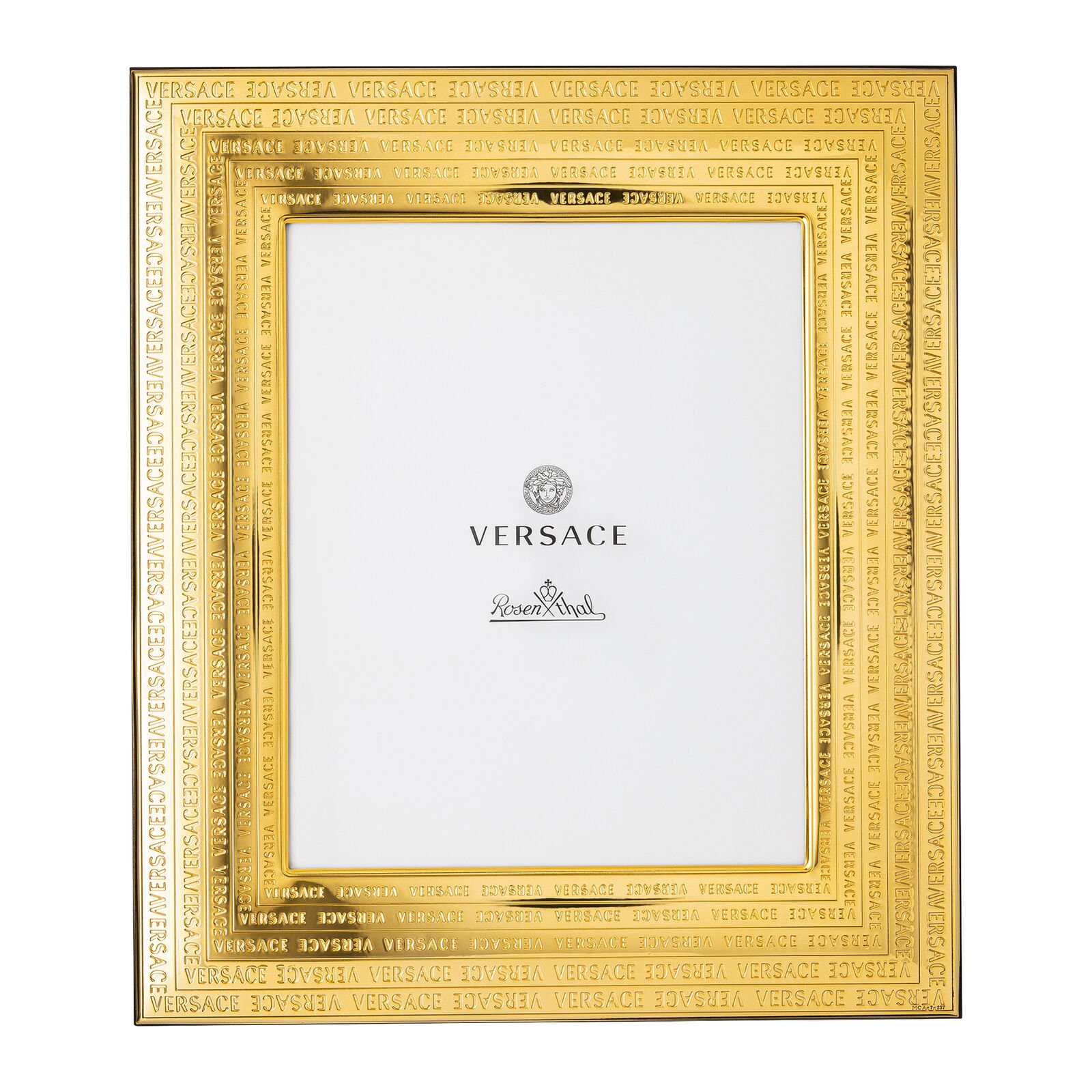 إيطار صورة فرزاتشي من الجلد الذهبي - Gold Picture frame 20 x 25 cm - صورة 1