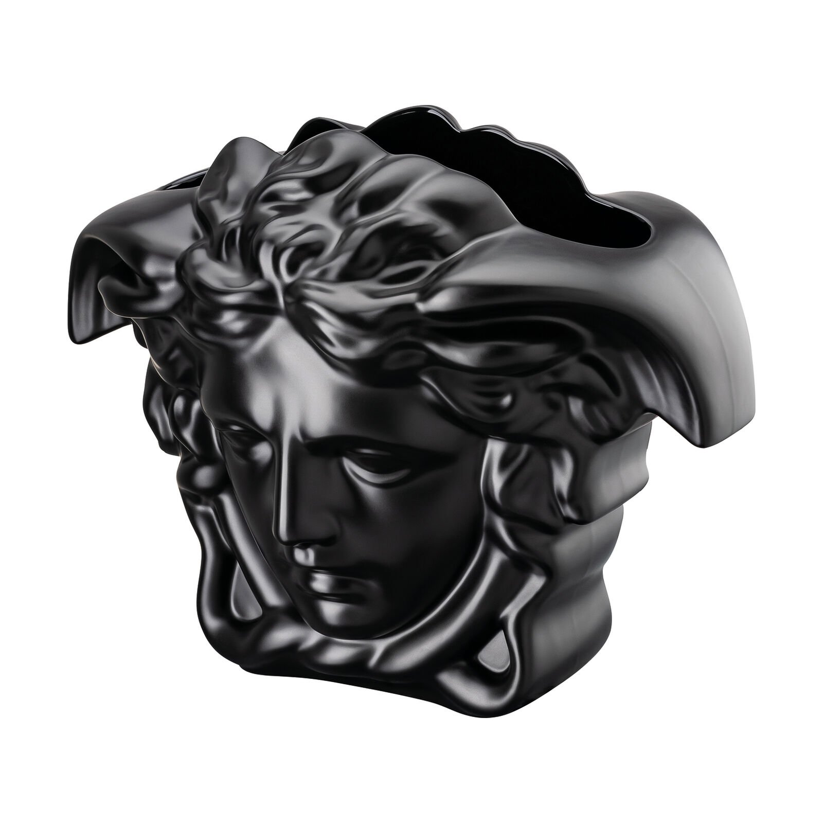 فازة ميدوسا جراندي مقاس  30 سم - Medusa Grande Black Vase 30 cm - صورة 2