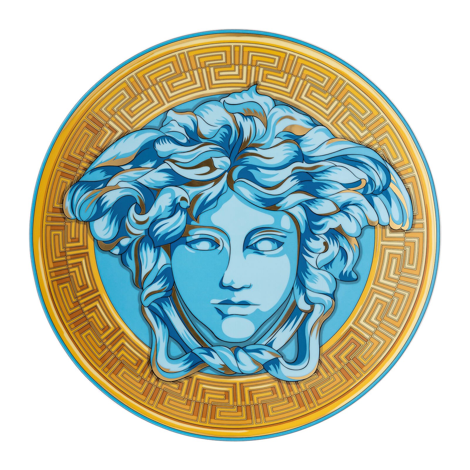 MEDUSA AMPLIFIED BLUE COIN Service Plate 33 cm - صحن - Image 1