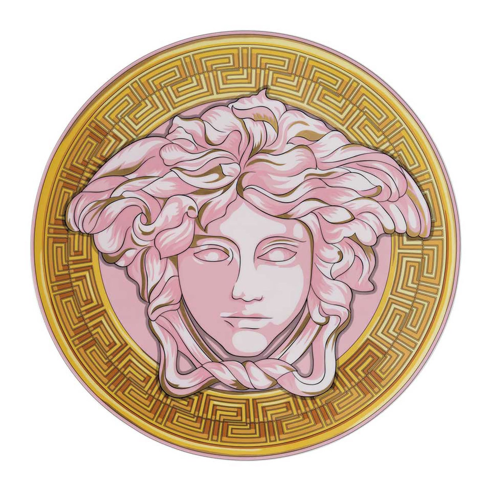 Medusa Amplified Coin Pink Service plate 33 cm - صحن - صورة 1