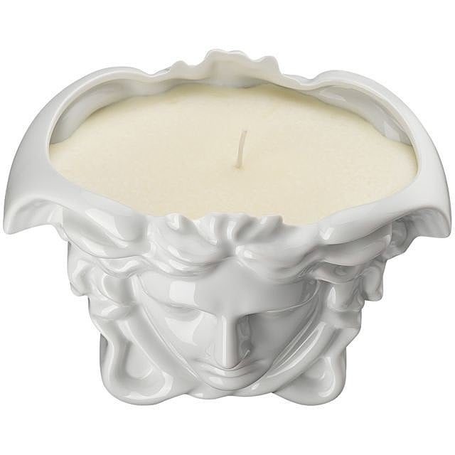 Medusa Grande White - Candleholder with secented wax - صورة 1
